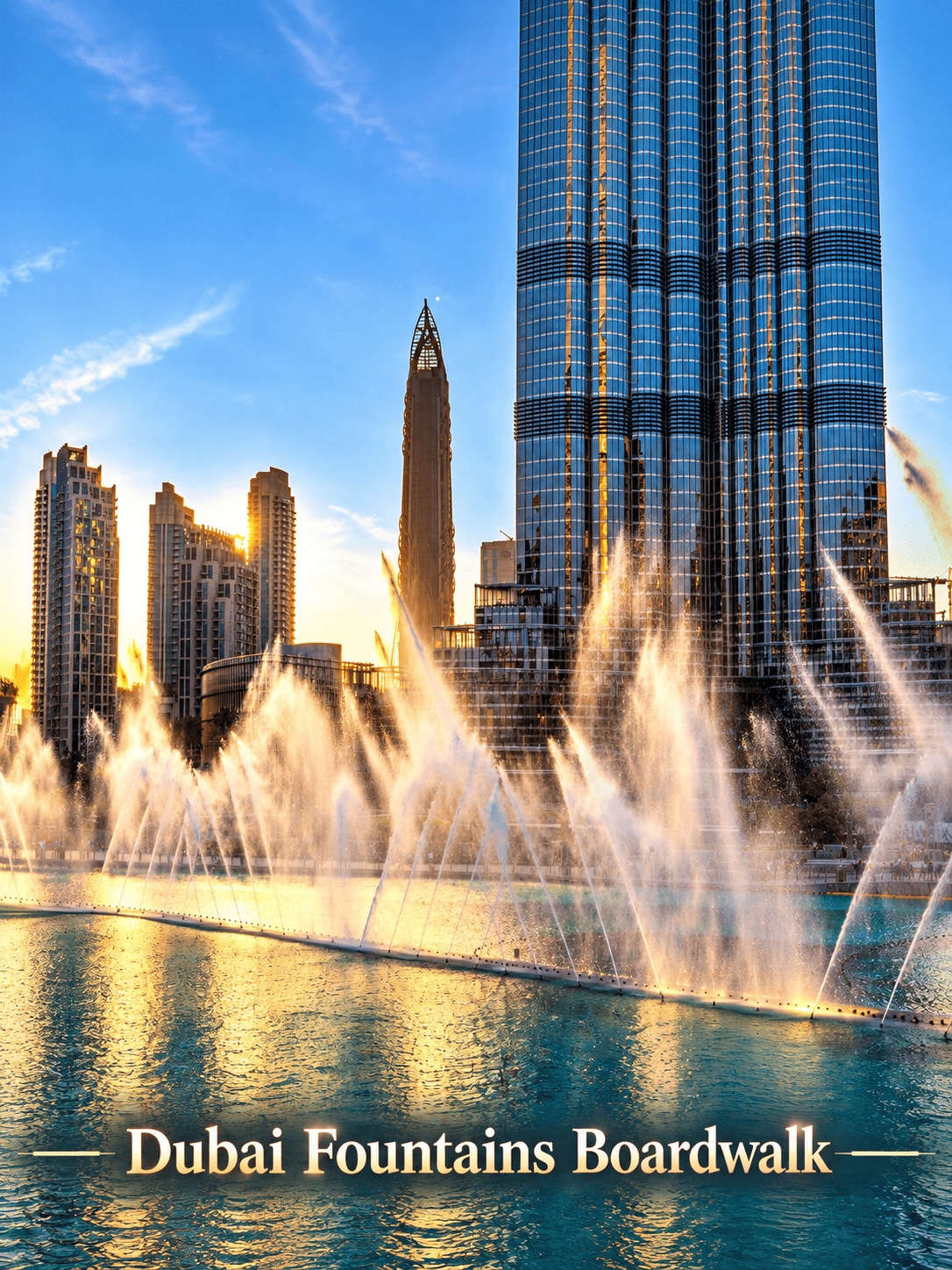Dubai Fountains Boardwalk