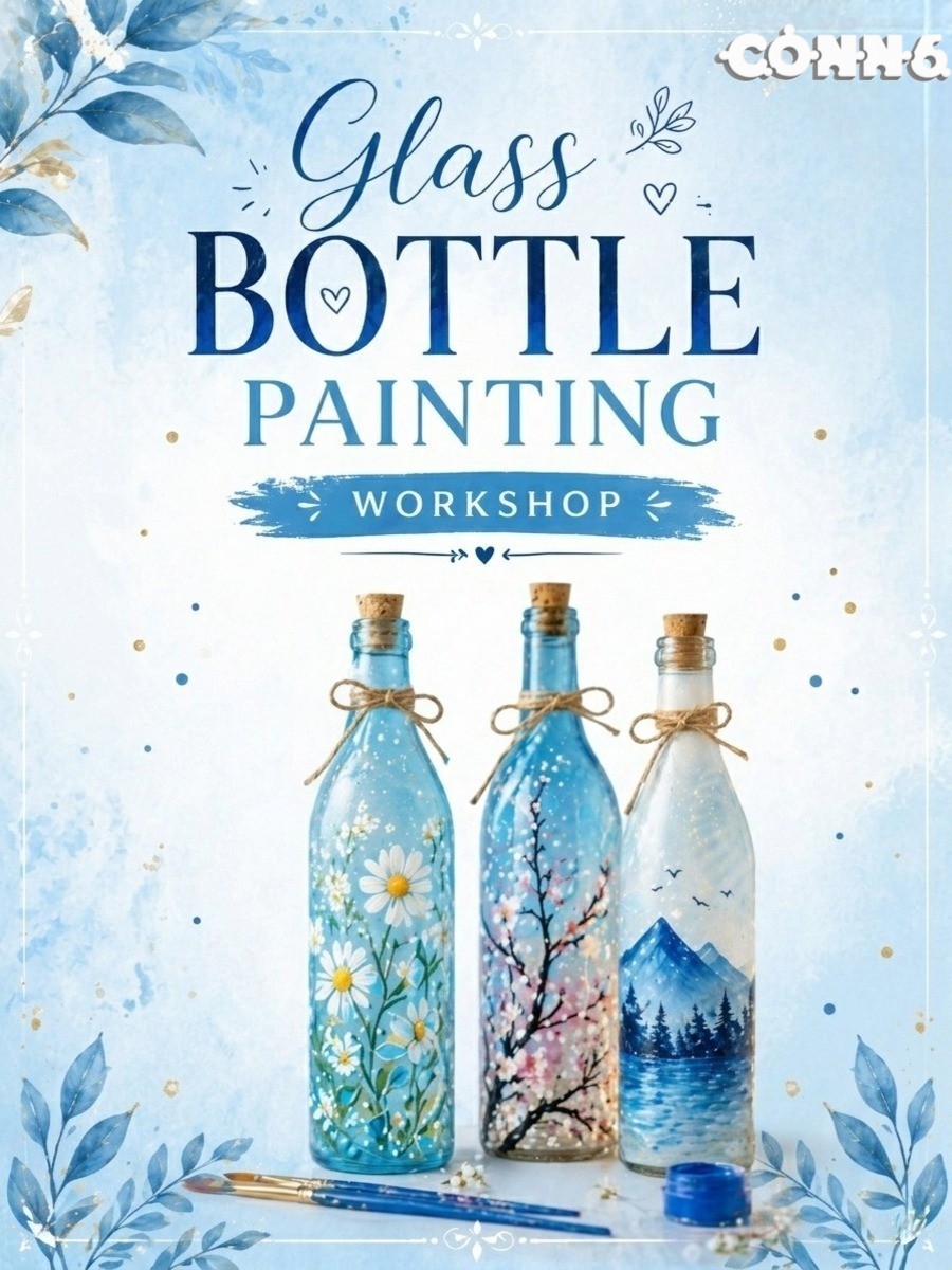 Glass Bottle Painting