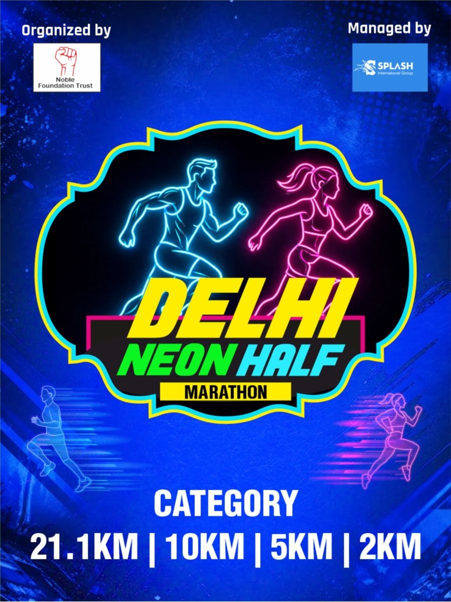 Delhi Neon Half Marathon