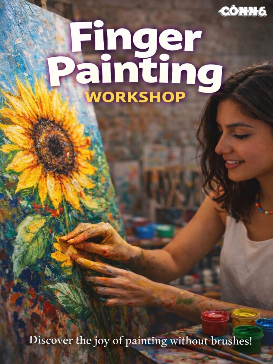 Finger Painting - Acrylic Magic