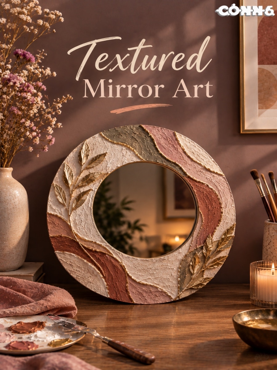 Textured Mirror Art