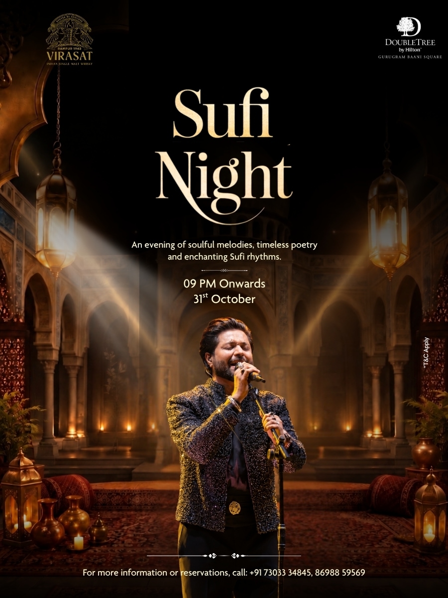 Sufi Night at DoubleTree by Hilton Gurugram Baani Square