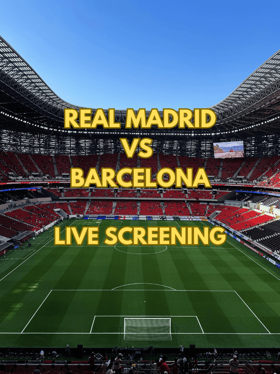 Screening of Barcelona vs Real Madrid at Gonzo, Gurugram