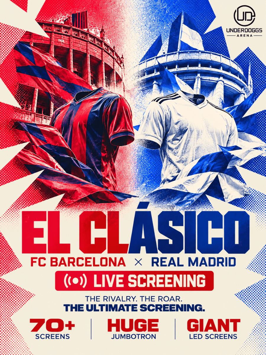 Screening of FC Barcelona vs Real Madrid : El Clásico