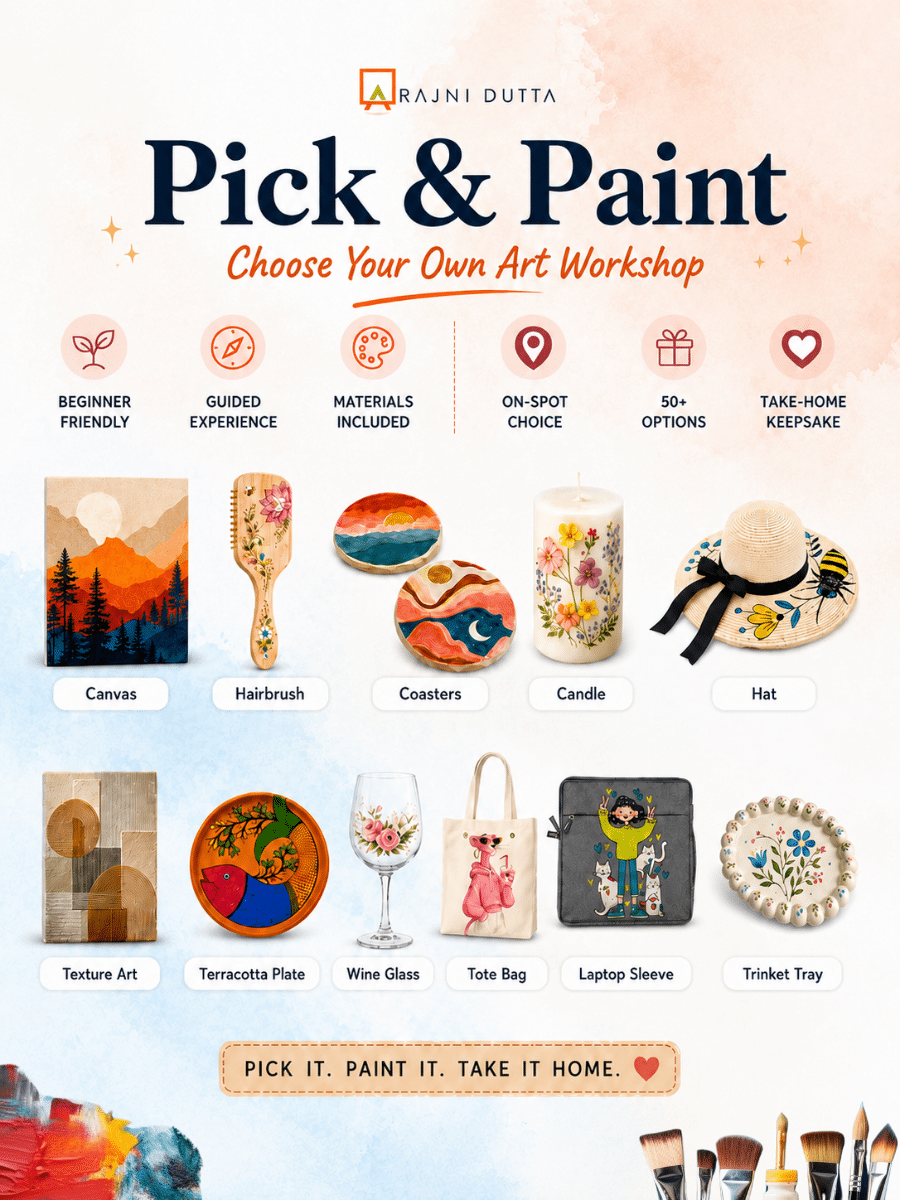 Pick and Paint | Choose Your Own Art Workshop