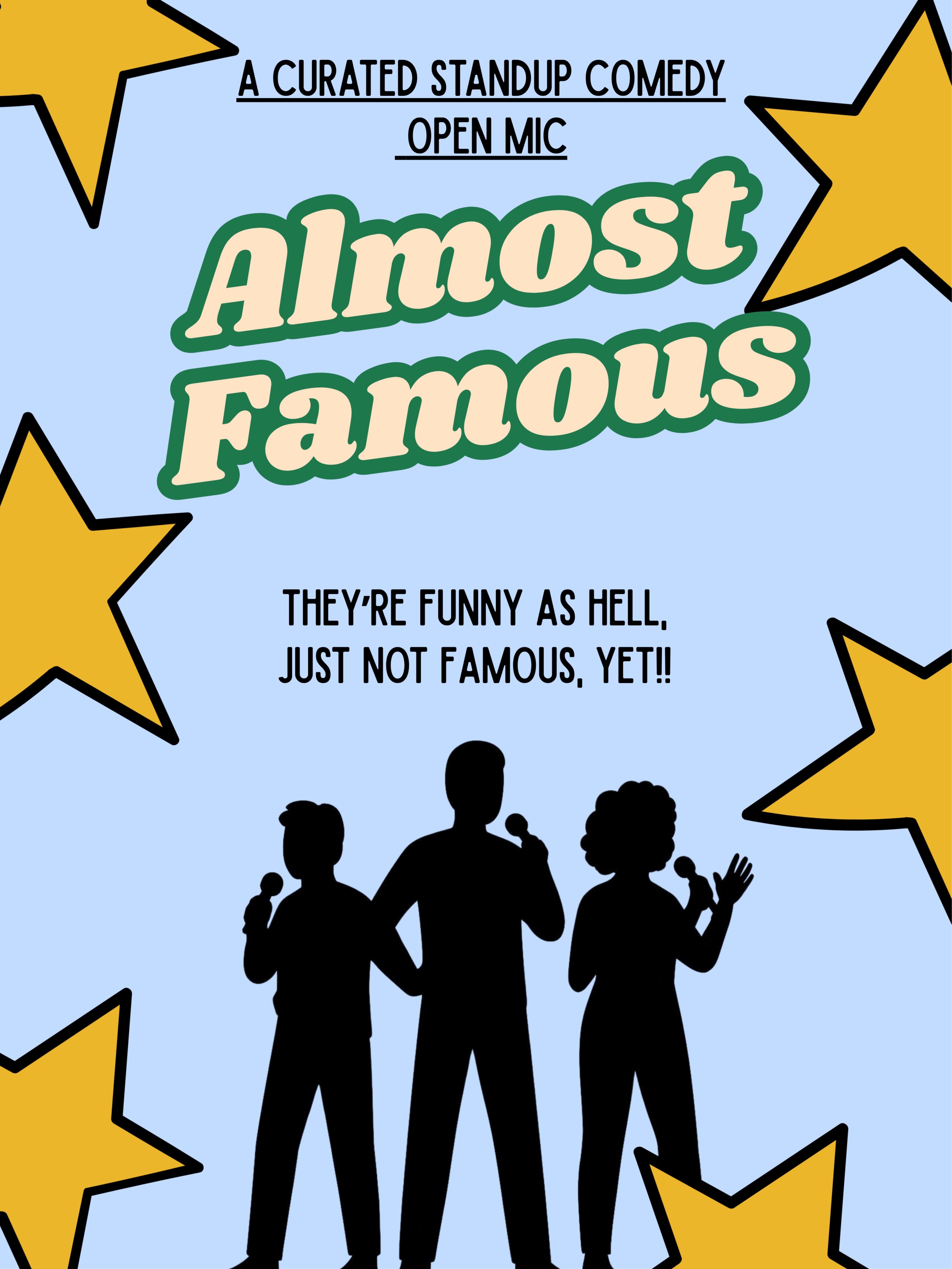 Almost Famous! (New faces, New perspective)