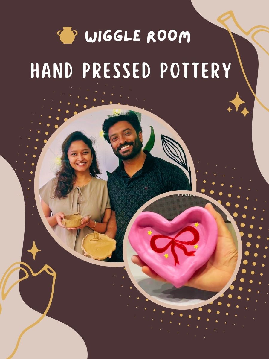 Hand Pressed Pottery | Wiggle Room Besant Nagar | Chennai