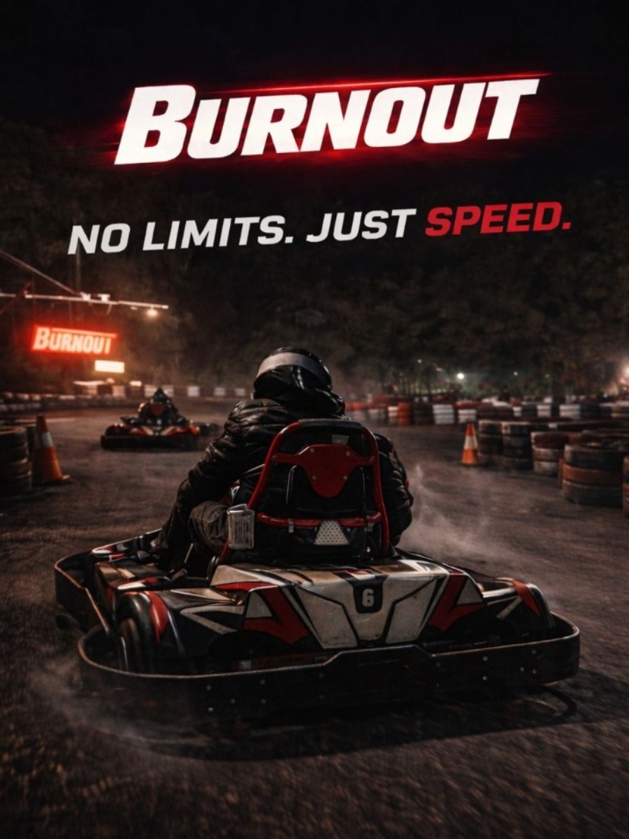 Midnight Go Karting Experience | Burnout Racing