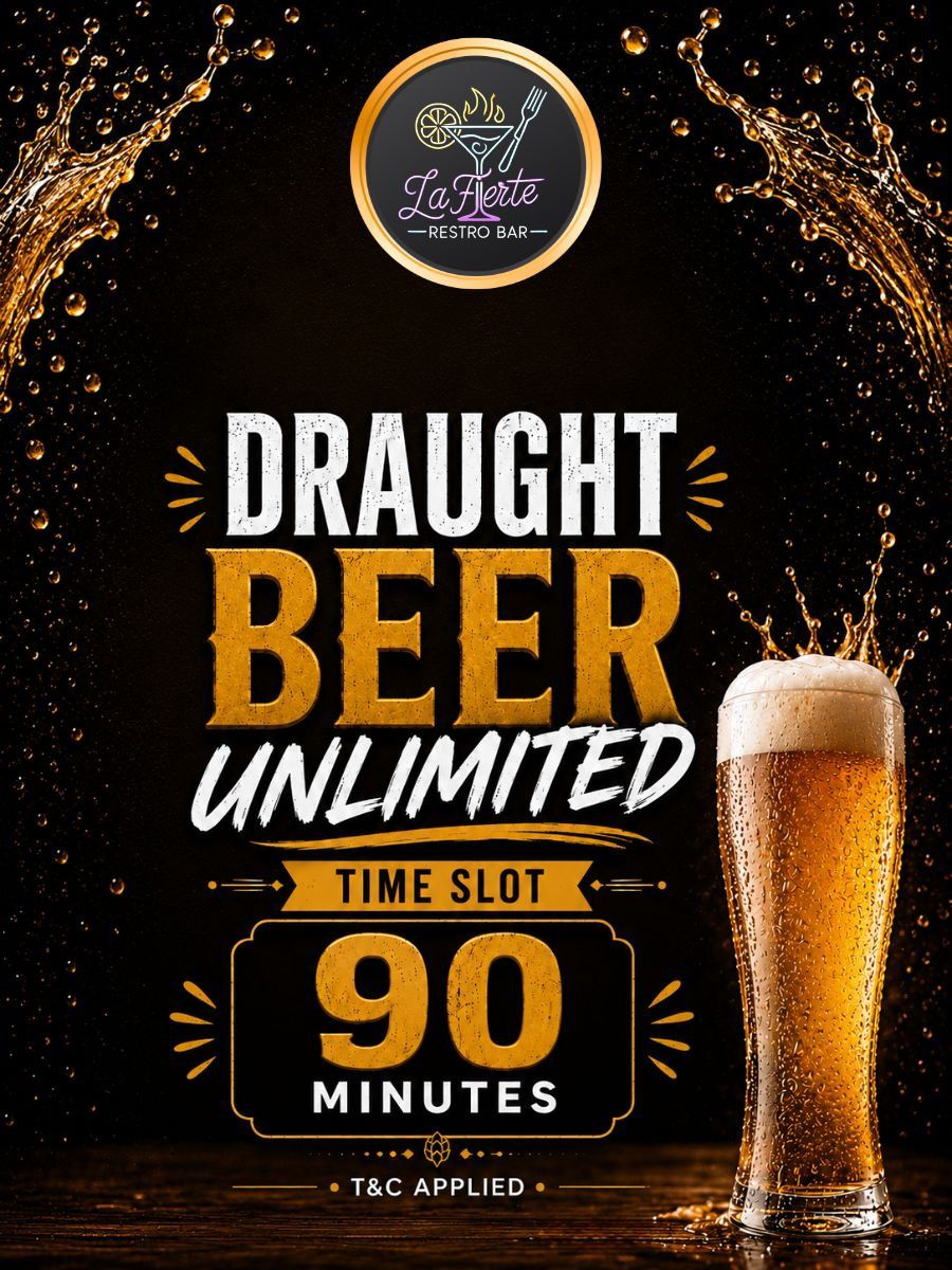 Unlimited Draught Beer at La Fierte