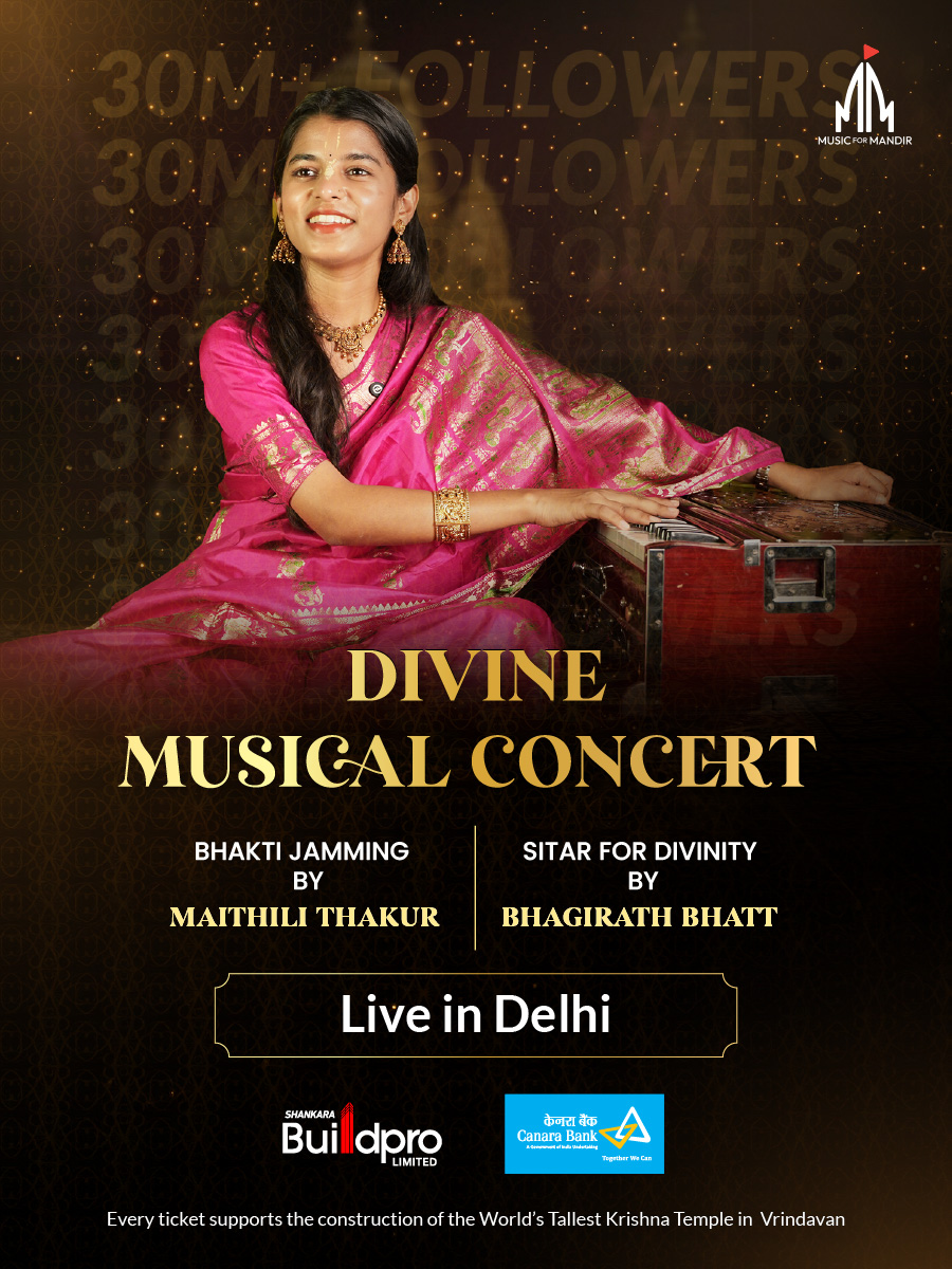 Maithili Thakur Live - Biggest Bhakti Jamming Concert in Delhi