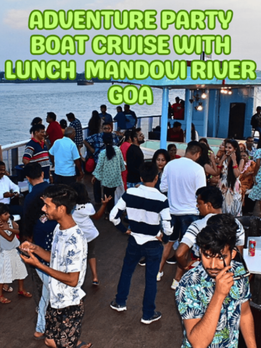 Adventure Party Boat Cruise with Lunch | Mandovi River Goa