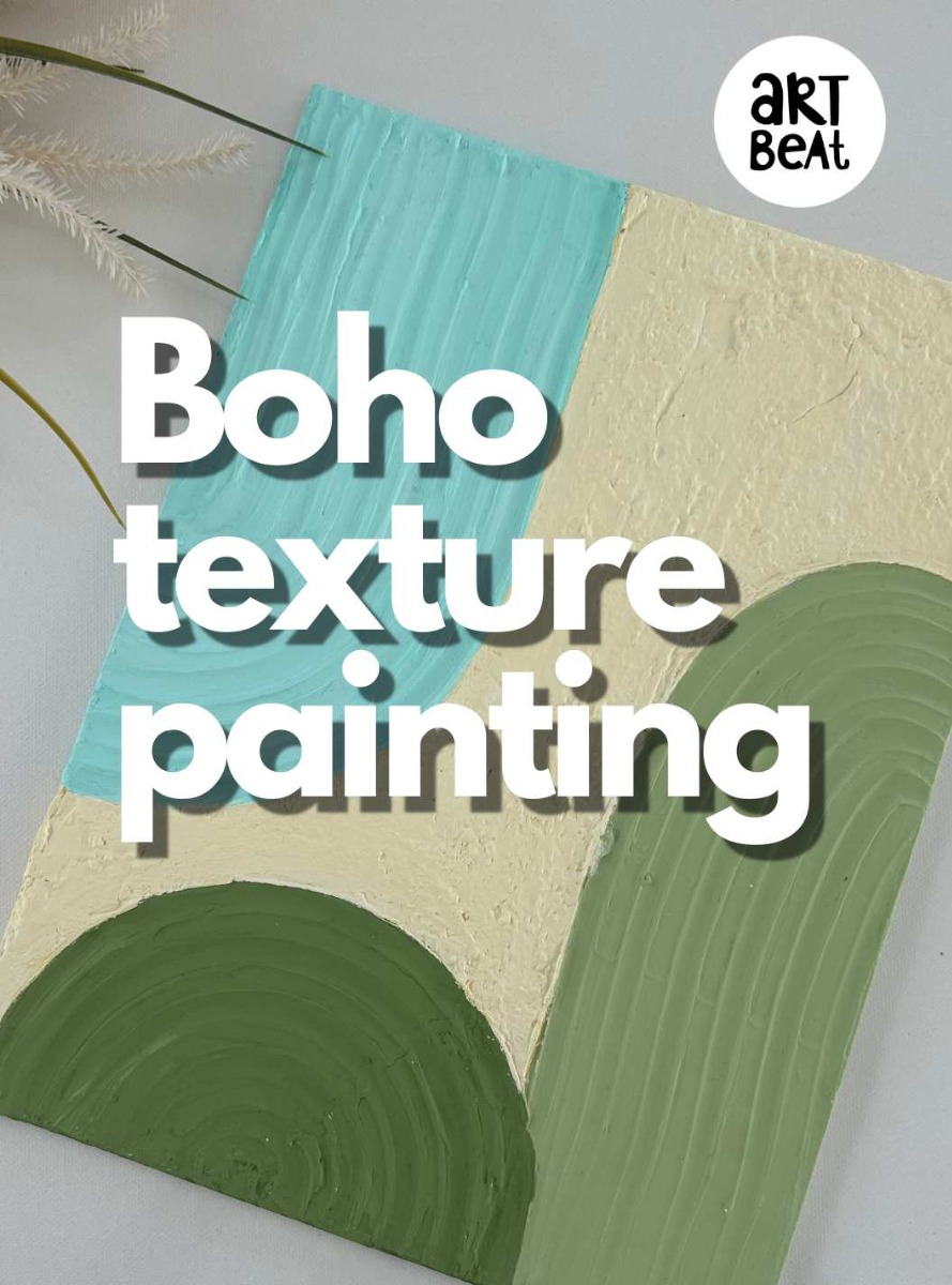 Boho Texture Painting