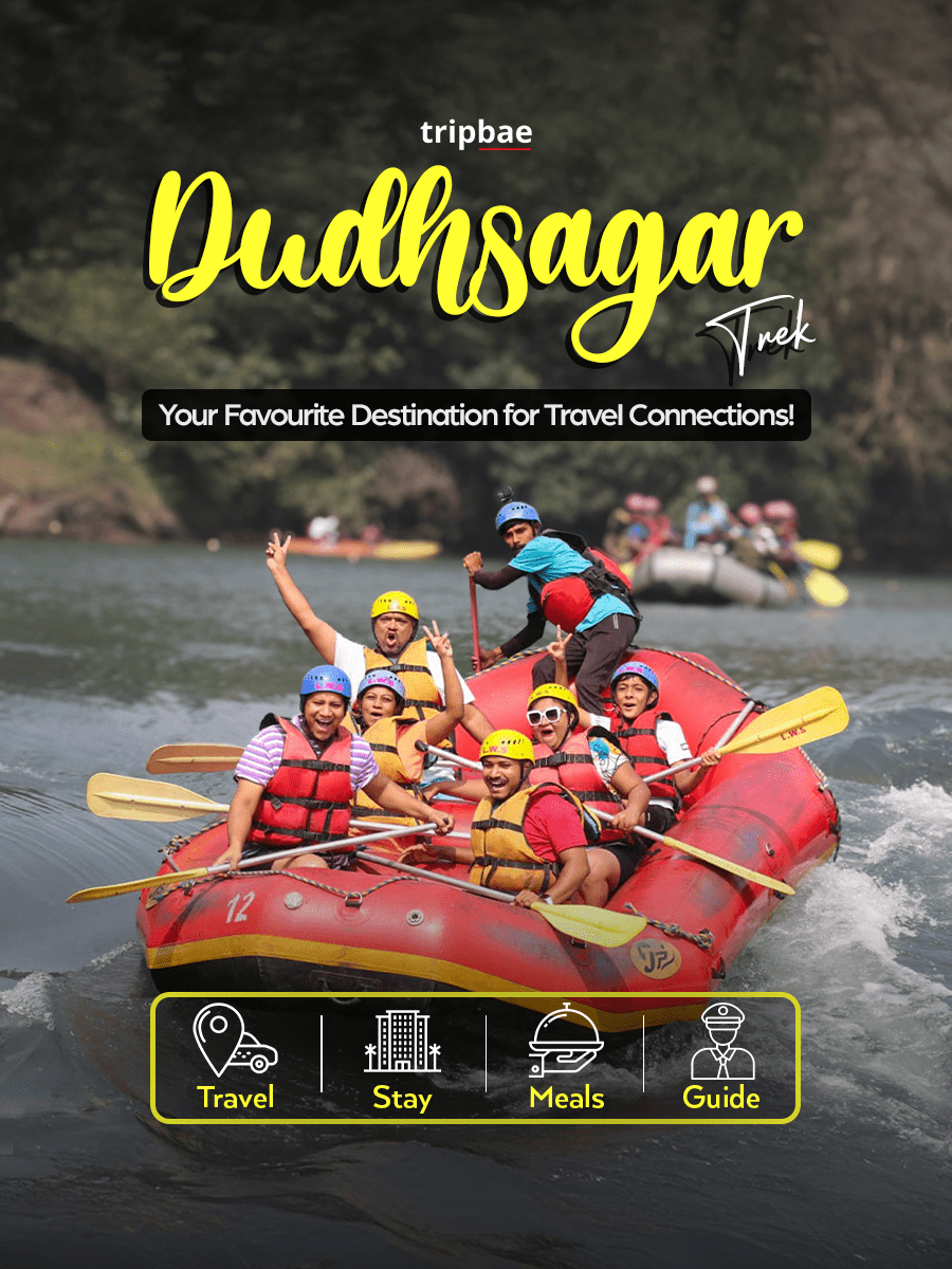 Dudhsagar Falls Trek, Dandeli Adventure by Tripbae