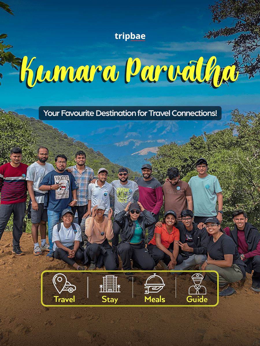 Kumara Parvatha Trek and Sightseeing by Tripbae
