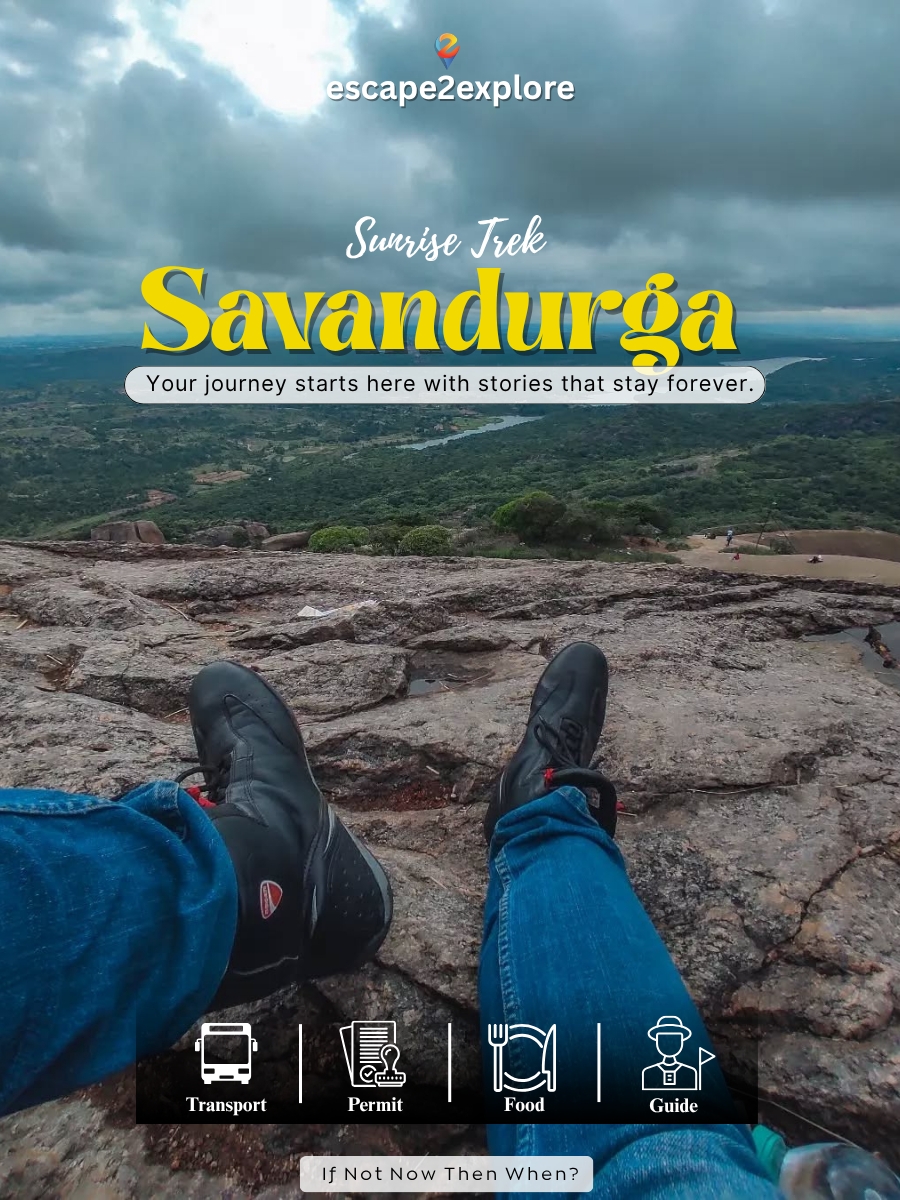 Savandurga Trek by e2e