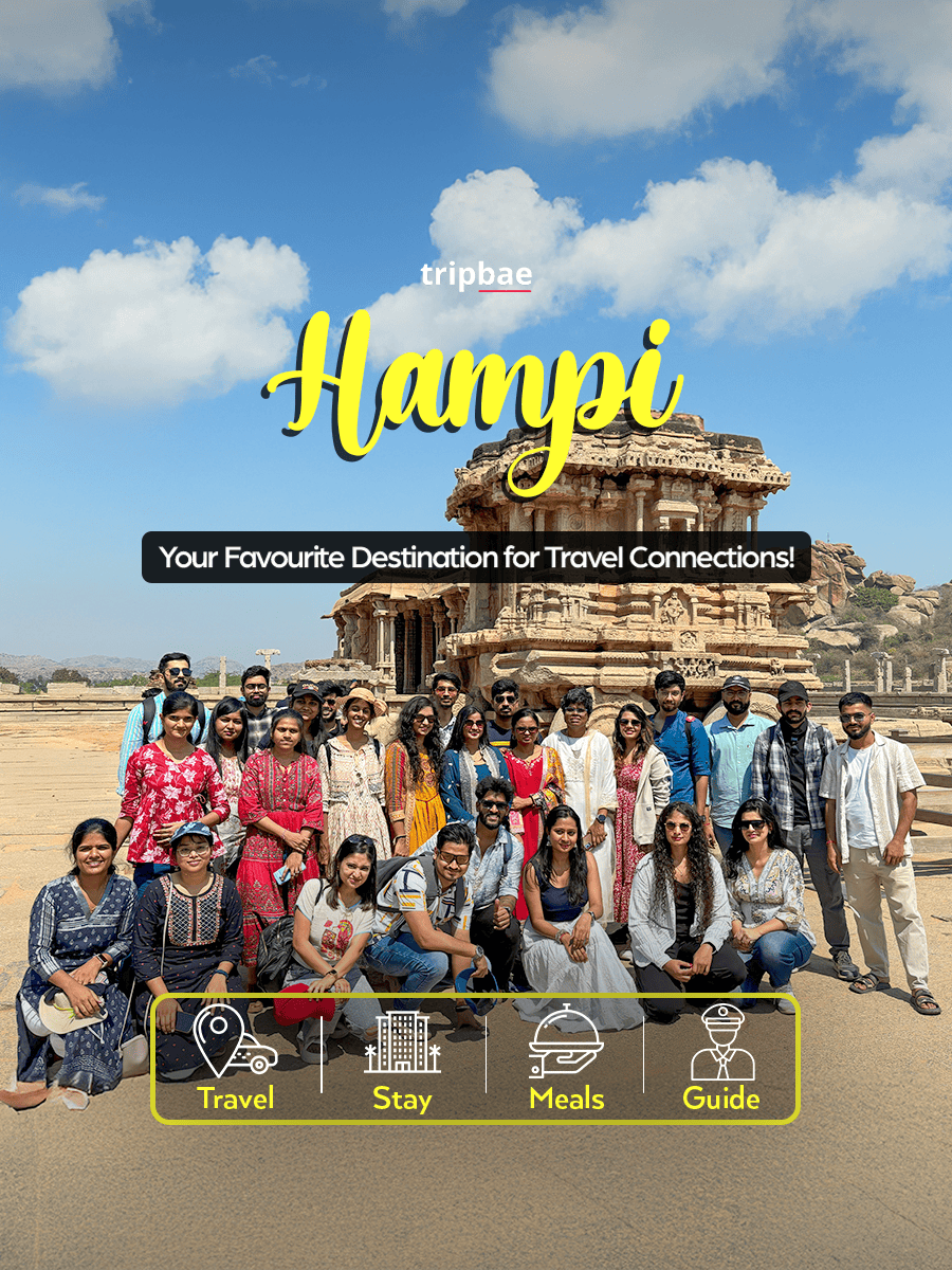 3 Day Hampi Adventure by Tripbae