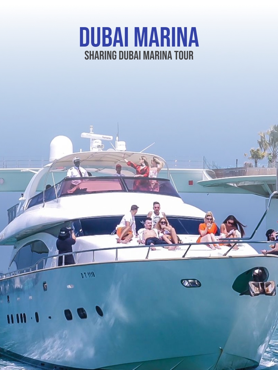 Dubai Marina - Sharing Dubai Marina Tour - 1 Hour in Dubai