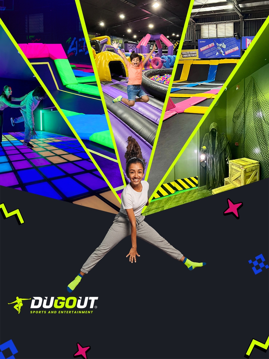 Dugout Trampoline & Sports Arena | The Marina Mall - Chennai