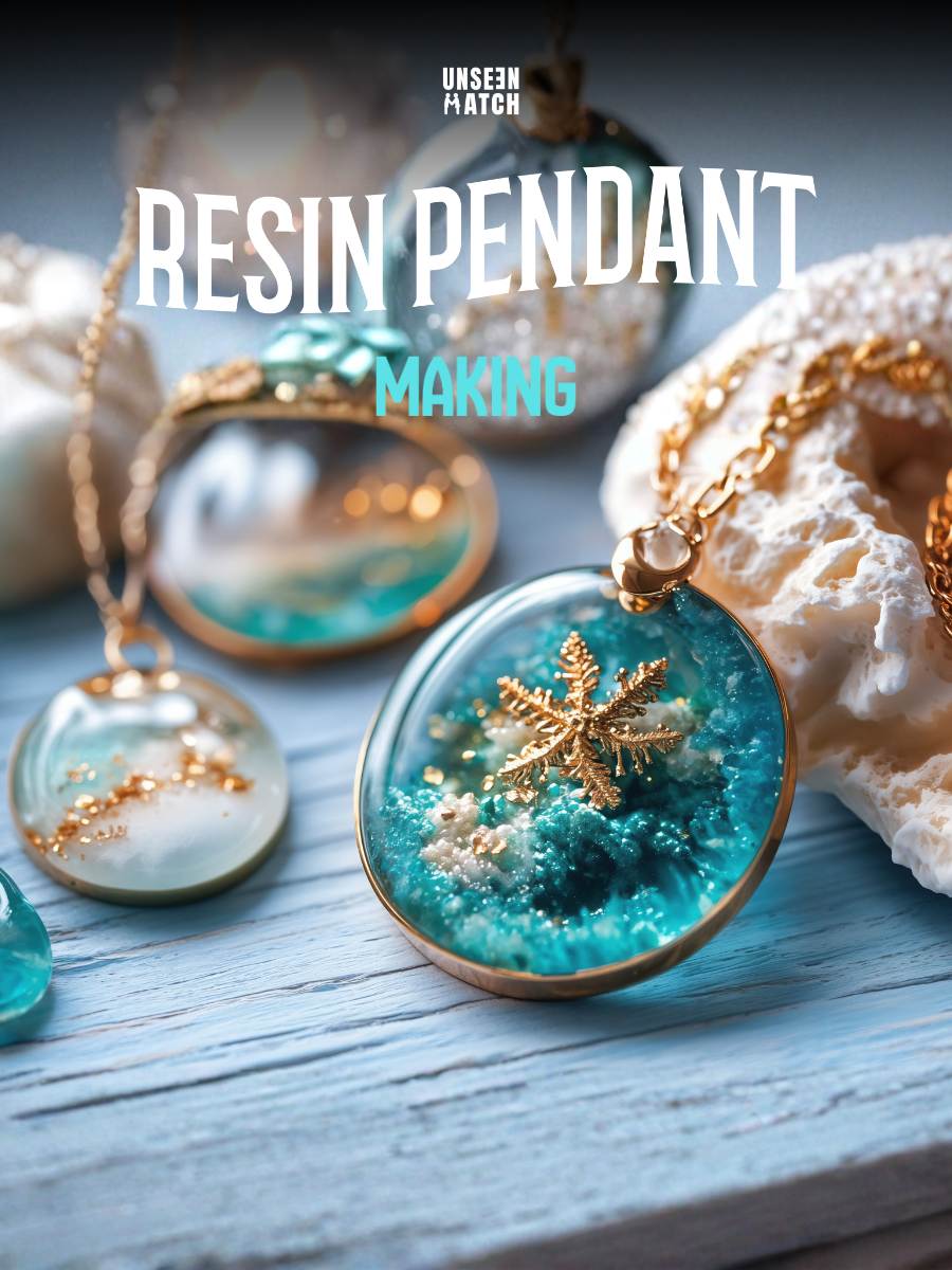 DIY Resin Pendant Making