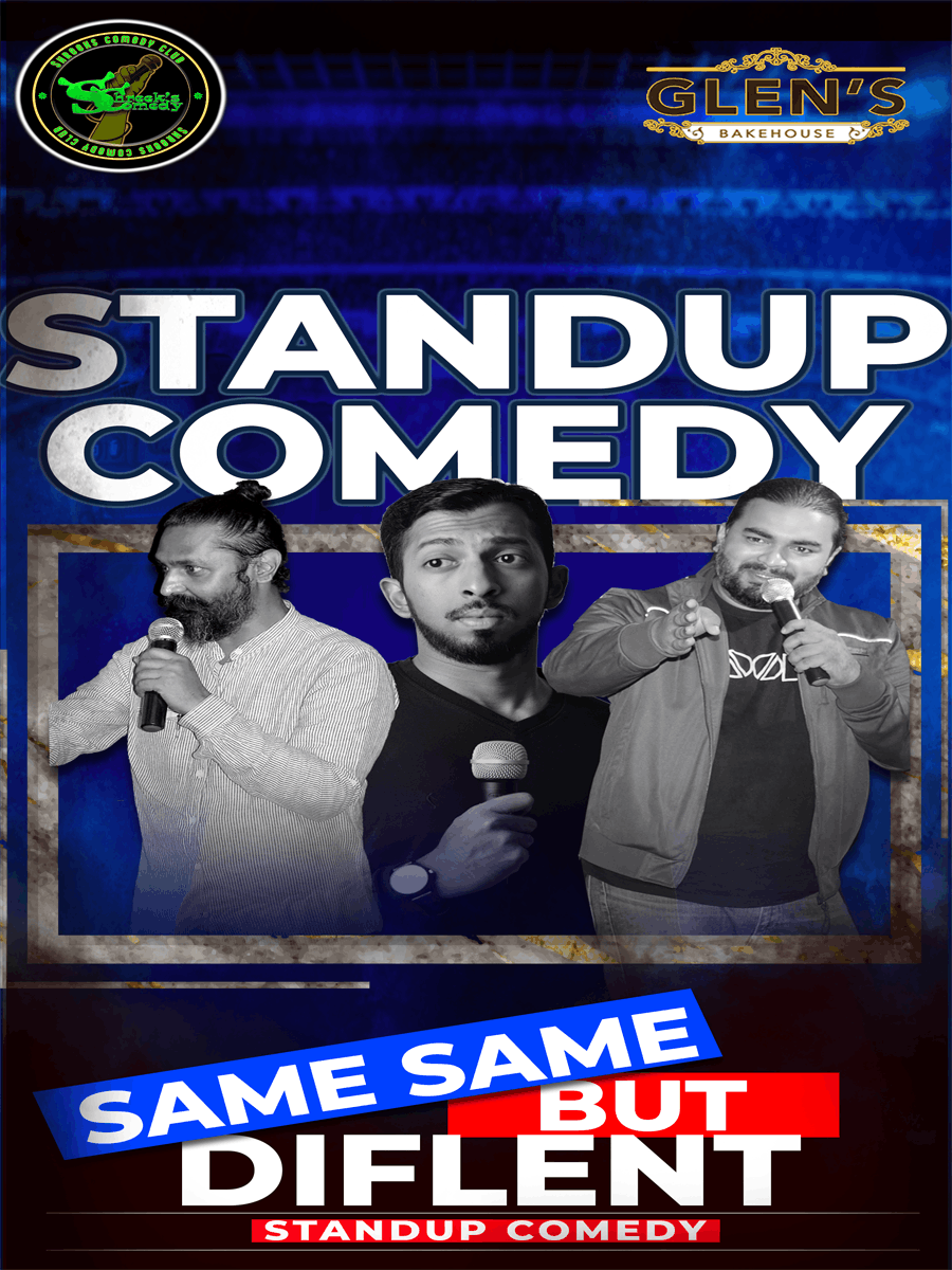 Same Same But Diflent Standup Comedy at Glen's Bakehouse