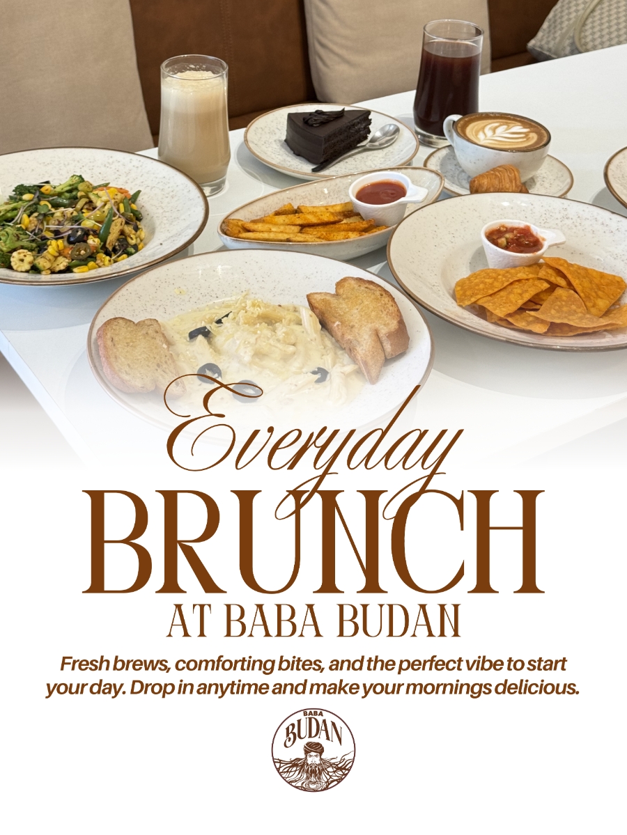 Everyday Brunch at Baba Budan Cafe