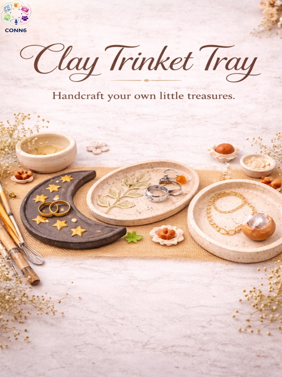 Handcraft Your Clay Trinket Tray
