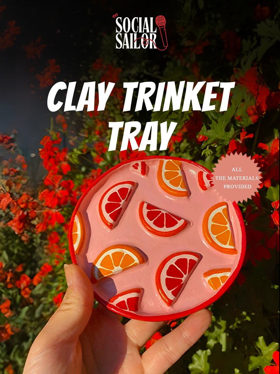 Clay Trinket Tray Date - Mumbai