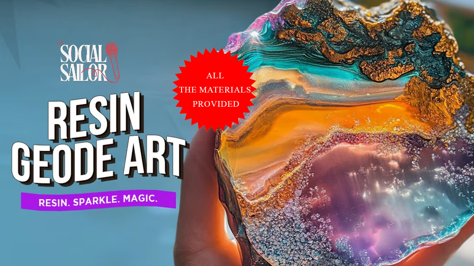 Resin Geode Art Date - Mumbai