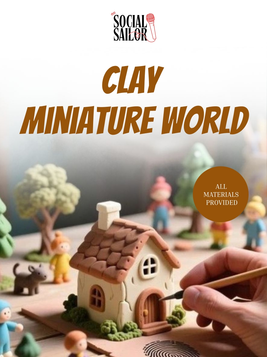 Clay Miniature Magnet Date - Delhi