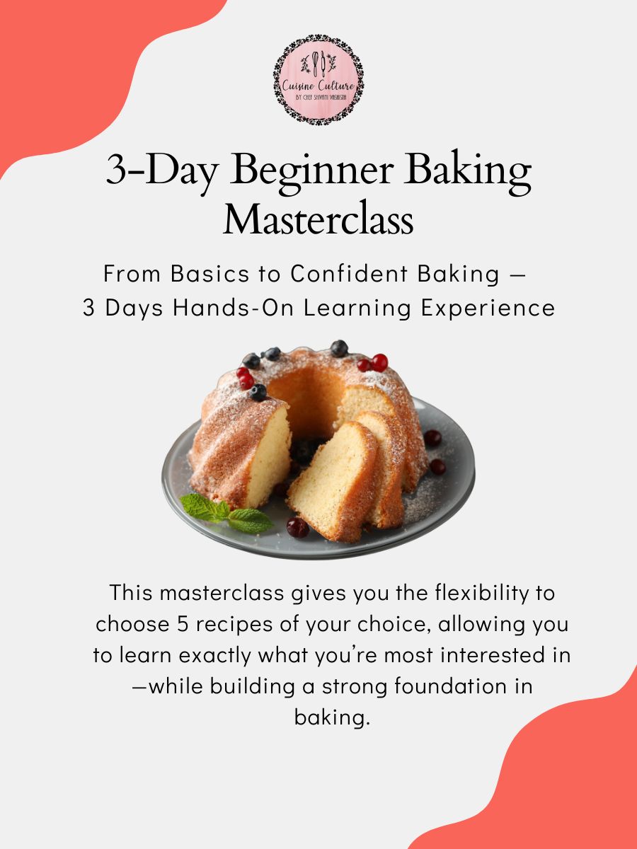 3-Day Beginner Baking Masterclass