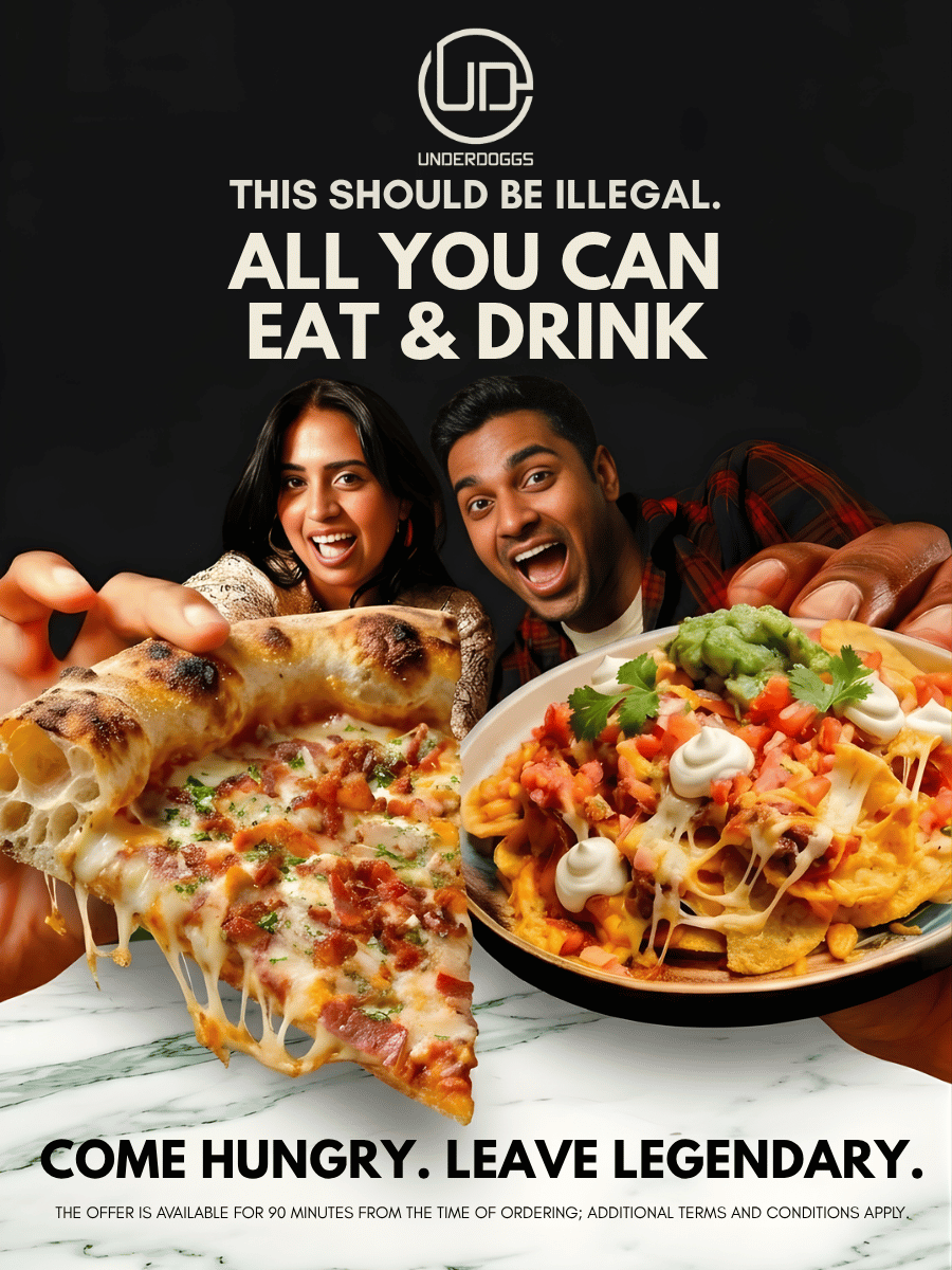 All You Can Eat & Drink – Unlimited Feast at Underdoggs Ludhiana