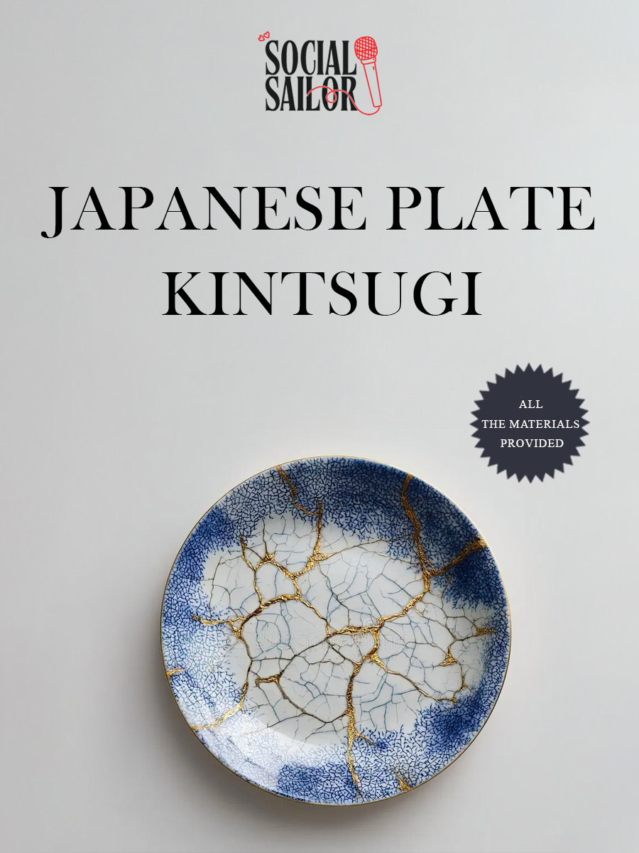 Japanese Kintsugi Plate - Chandigarh