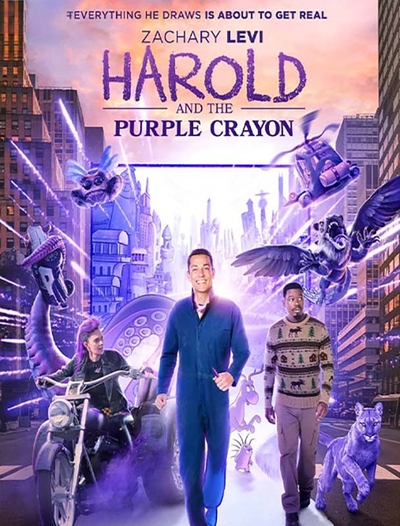 Harold and the Purple Crayon (2024) poster