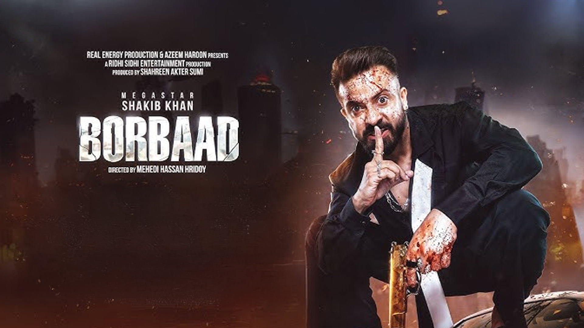 BORBAAD (বরবাদ) Official Teaser | Megastar Shakib Khan, Jisshu, Idhika | Eid Film 2025 | SK Films
