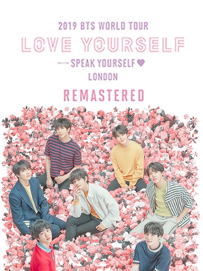 BTS 2019 World Tour Love Yourself: Speak Yourself London Remastered poster