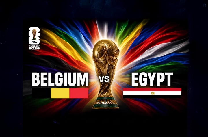 FIFA World Cup 2026: Belgium vs Egypt movie banner