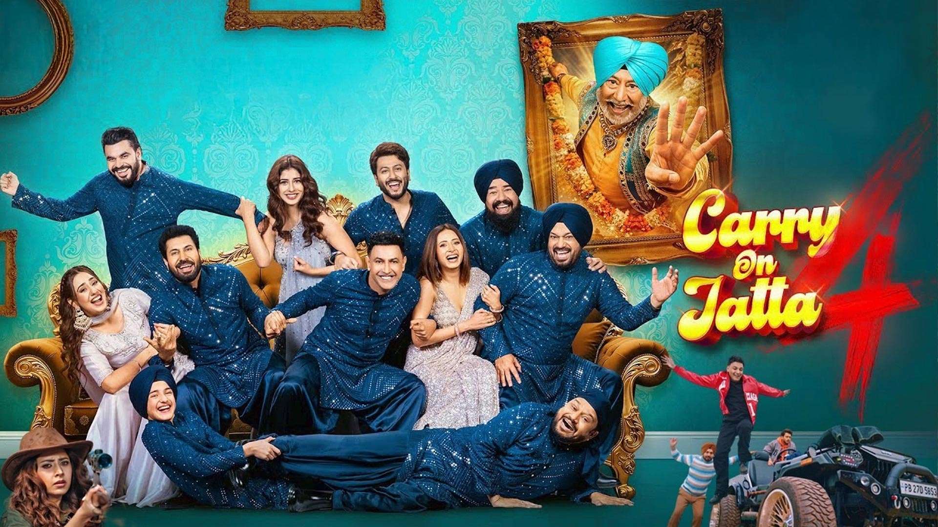 Carry On Jatta 4 (Teaser) - Gippy Grewal - Binnu Dhillon - Sargun Mehta - Late Jaswinder Bhalla Ji