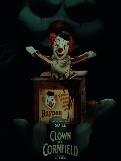 Clown in a Cornfield poster