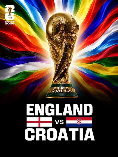 FIFA World Cup 2026: England vs Croatia poster