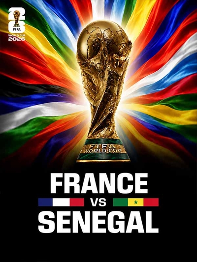 FIFA World Cup 2026: France vs Senegal poster