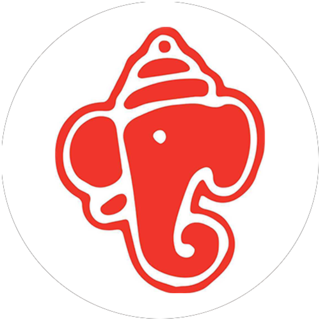 Mythri Theatres Ganesh 70MM logo