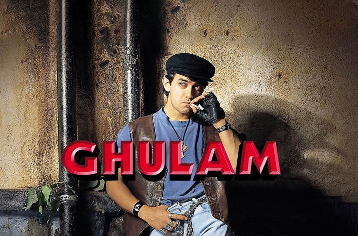 Ghulam (1998) movie banner