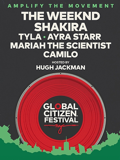 Global Citizen Festival poster