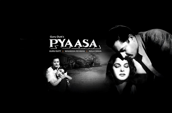 Pyaasa (1957) movie banner