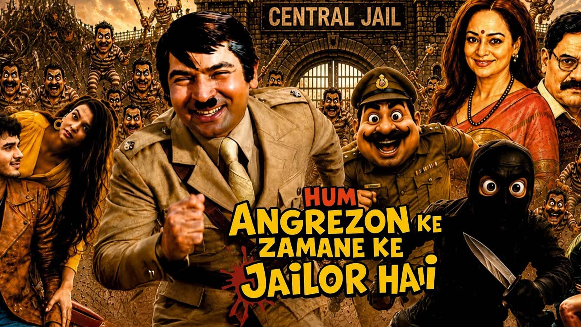 Hum Angrezon ke zamane ke jailer hai-Trailer- releasing on 12th May- Shri Asrani ji