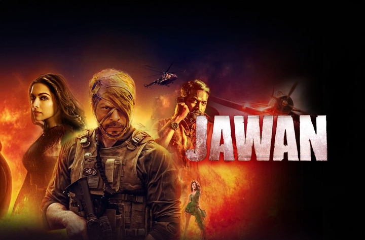 Jawan (2023) movie banner