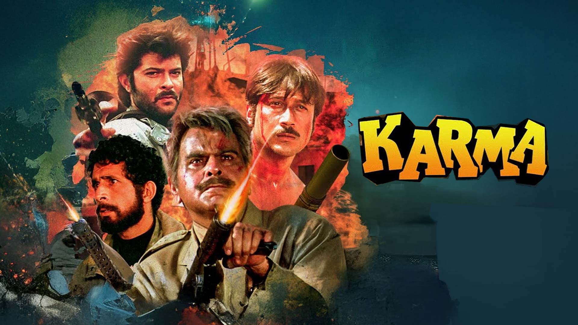 Karma Trailer |Dilip Kumar, Nutan, Anil Kapoor, Jackie Shroff | Hindi Bollywood Action Movie Trailer