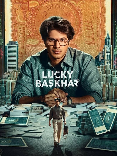 Lucky Baskhar (2024) poster