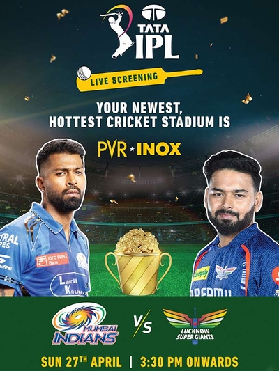 IPL 2025 MI vs LSG (Live Screening) poster