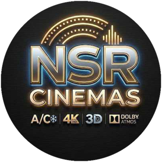 NSR Cinemas 3D 4K Dolby, Rajampet logo